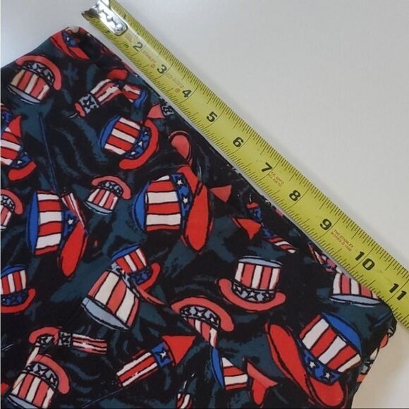 LULAROE AMERICANA AMERICAN USA TRUMP BIDEN ELECTION DAY red white blue LEGGINGS - Picture 2 of 9